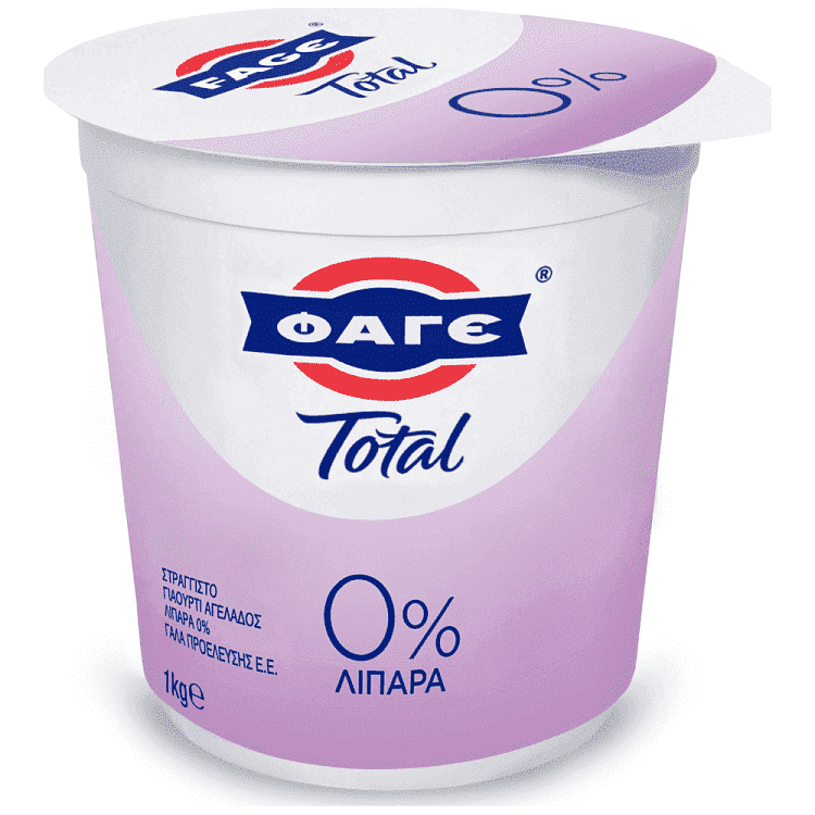Total Γιαούρτι Στραγγιστό 0% Λιπαρά 1kg