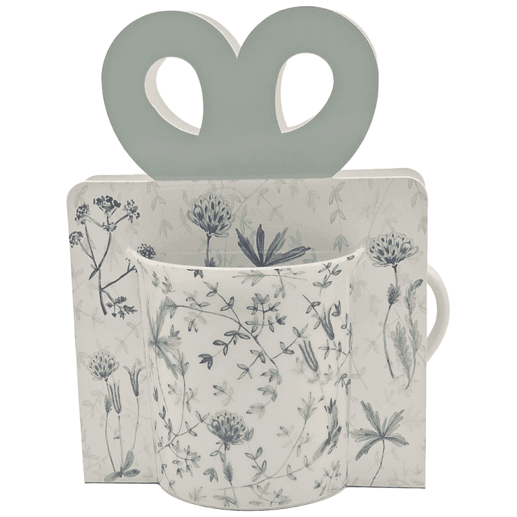 Tabletop Basics Κούπα Πορσελάνης Wild Flowers Green 267ml