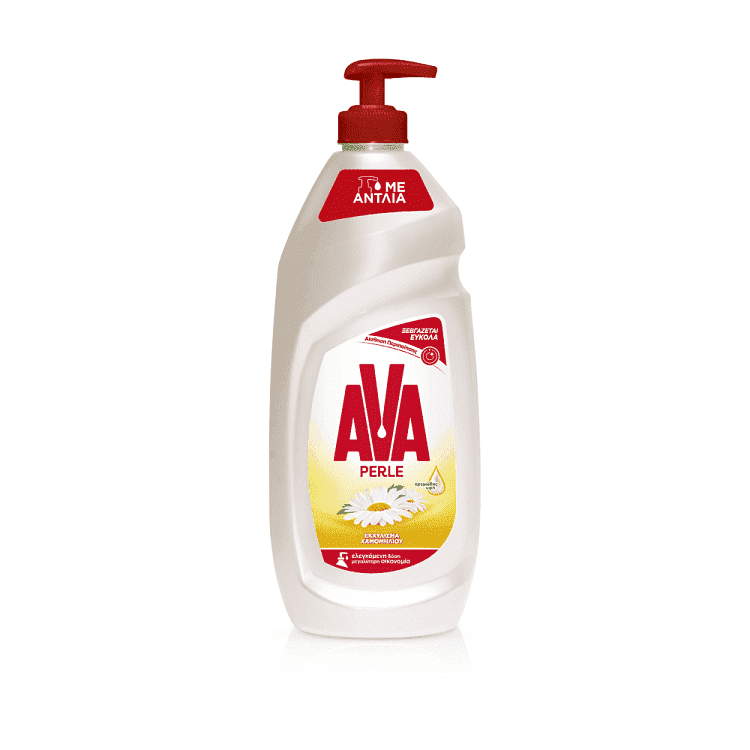 Ava Υγρό Πιάτων Perle Χαμομήλι Αντλία 650ml