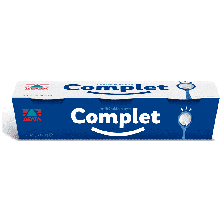 Complet Γιαούρτι 10% Λιπάρα 190gr 3τεμ