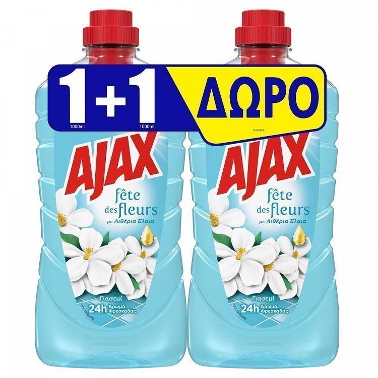 Ajax Fete Des Fleurs Υγρό Καθαρισμού 1lt 1+1Δώρο