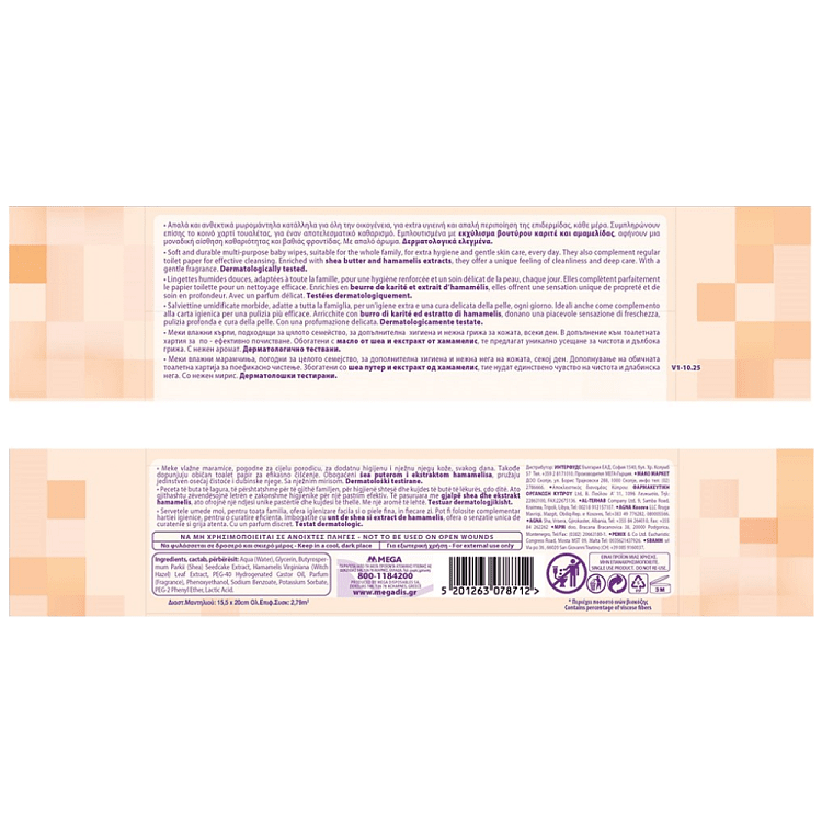 Babycare Family Karite Μωρομάντηλα 90τεμ