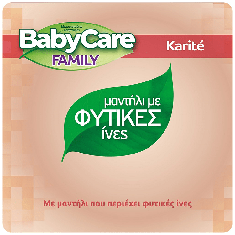 Babycare Family Karite Μωρομάντηλα 90τεμ