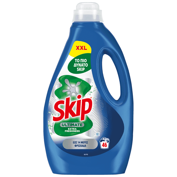 Skip Ultimate Υγρό Απορρυπαντικό Πλυντηρίου Ρούχων Fresh 46μεζ 2,3lt
