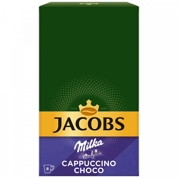 Jacobs Καφές Cappuccino Milka 8τεμ 126,4gr