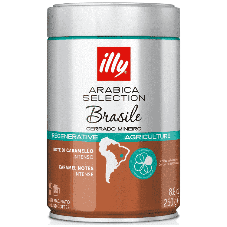 Illy Καφές Espresso Regenative Agriculture Brazil 250gr