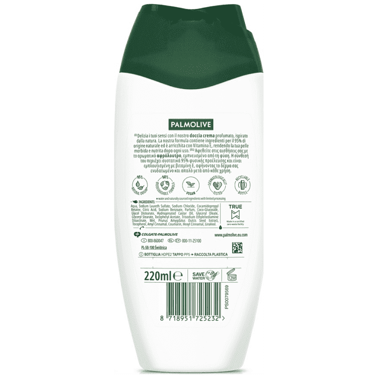 Palmolive Αφρόλουτρο Naturals Γάλα & Μέλι 220ml