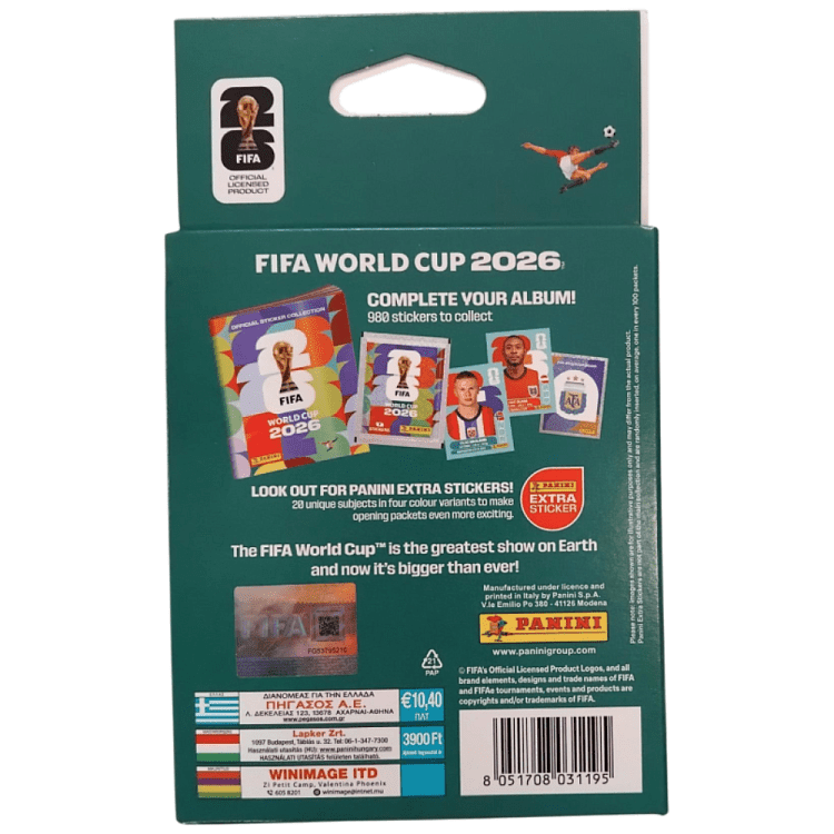 Panini World Cup 2026 Blister Αυτοκόλλητα