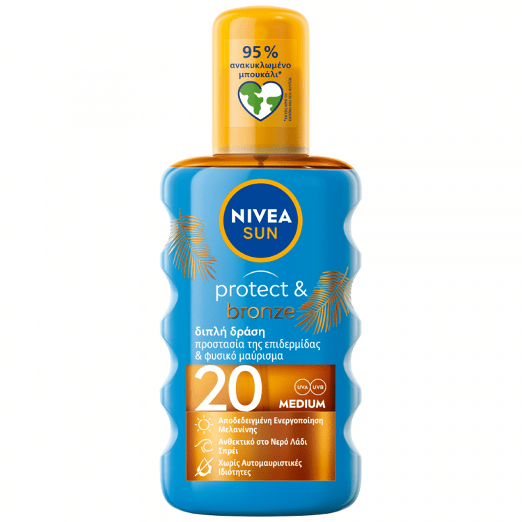 Nivea Sun Protect & Bronze Oil SPF20 200ml