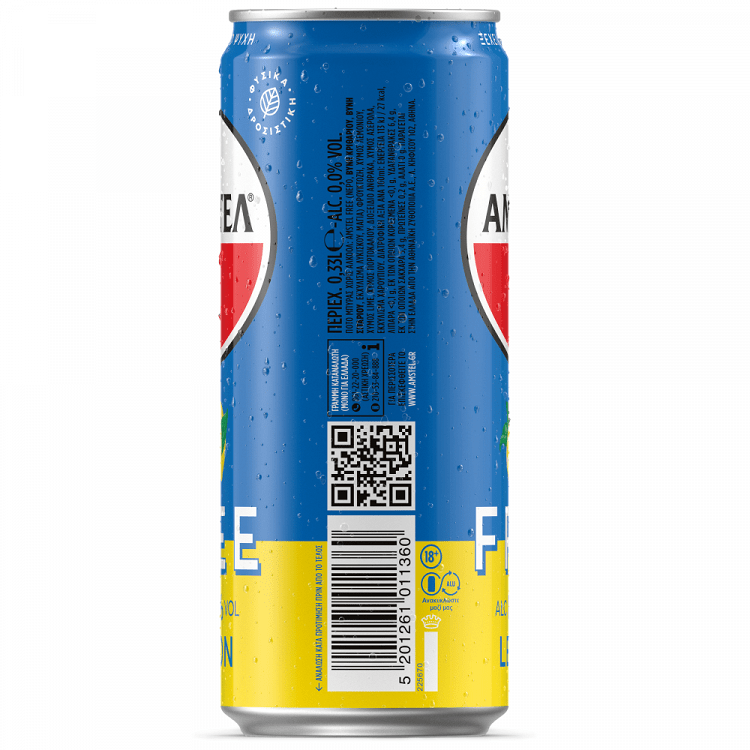 ΑΜΣΤΕΛ Free Μπύρα Χωρίς Αλκοόλ Με Λεμόνι Κουτί (4x330ml) -20%