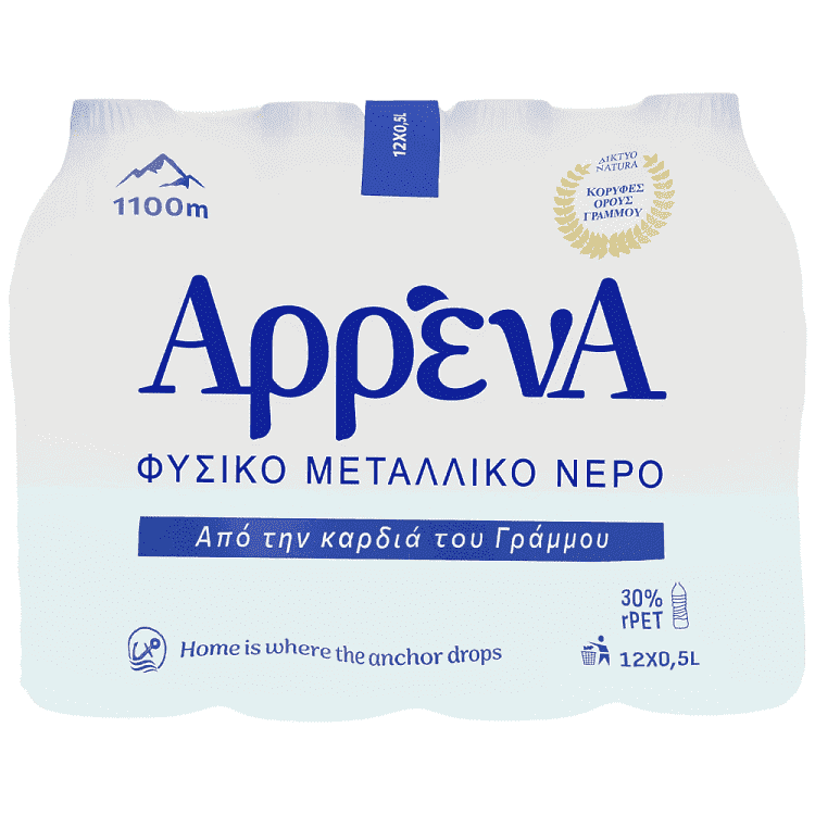 Arrena Φυσικό Μεταλλικό Νερό 12x500ml