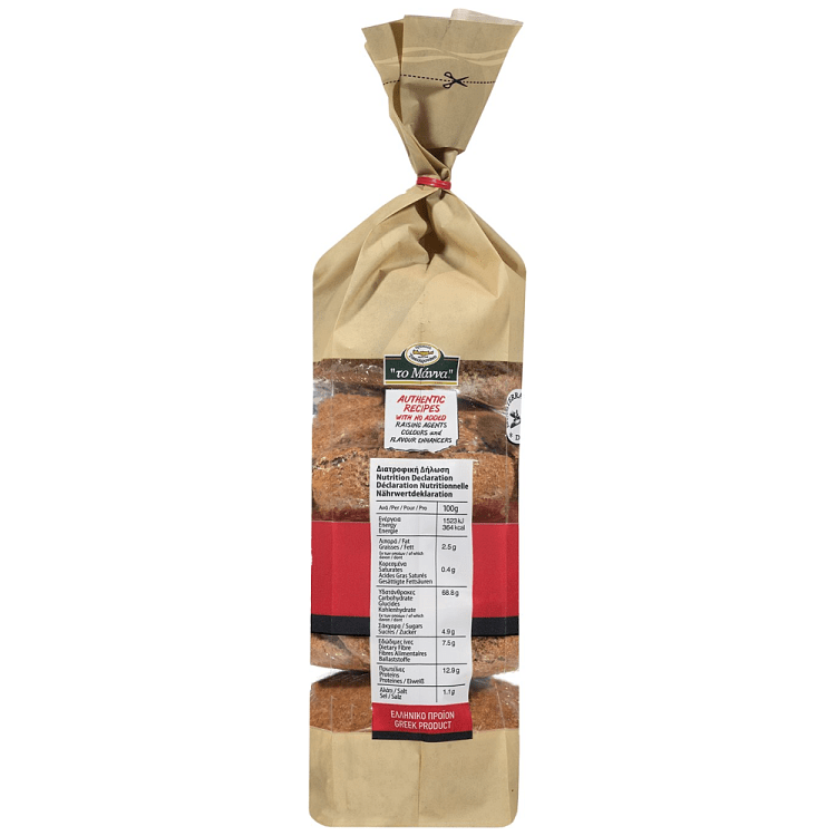 Το Μάννα Κριθαροκουλούρα Ολικής 600gr