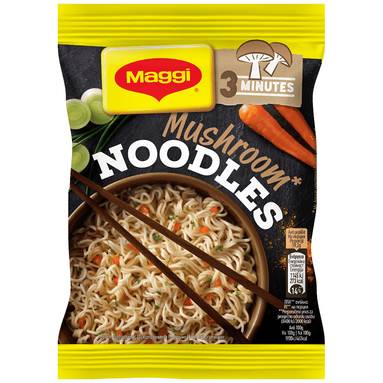 Maggi Noodles Με Μανιτάρια 59,2gr