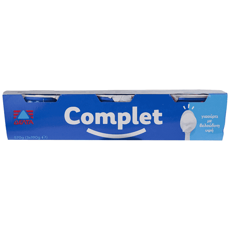 Complet Γιαούρτι 10% Λιπάρα 190gr 3τεμ
