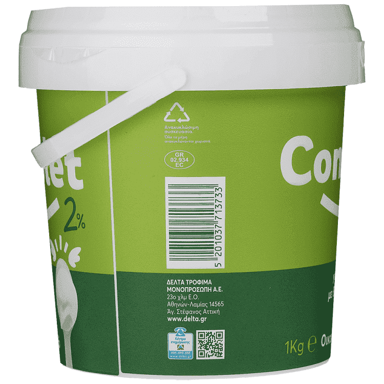 Complet Γιαούρτι 2% Λιπαρά 1kg