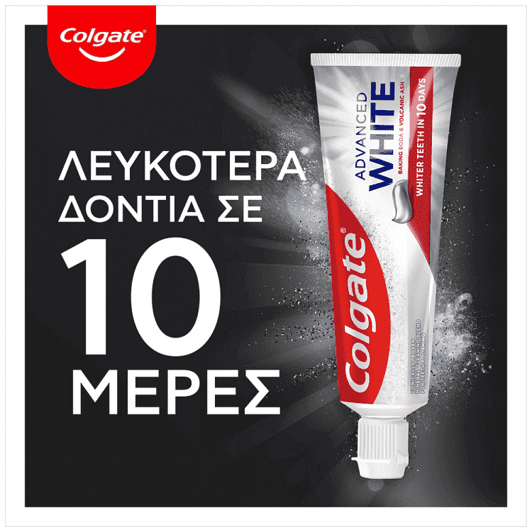 Colgate Οδοντόκρεμα Advanced White Volcanic Ash 75ml