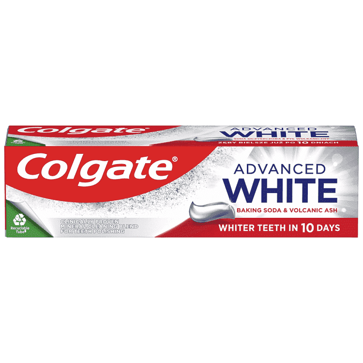 Colgate Οδοντόκρεμα Advanced White Volcanic Ash 75ml