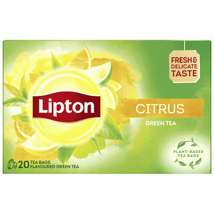 Lipton Πράσινο Τσάι Citrus 20 φακελάκια