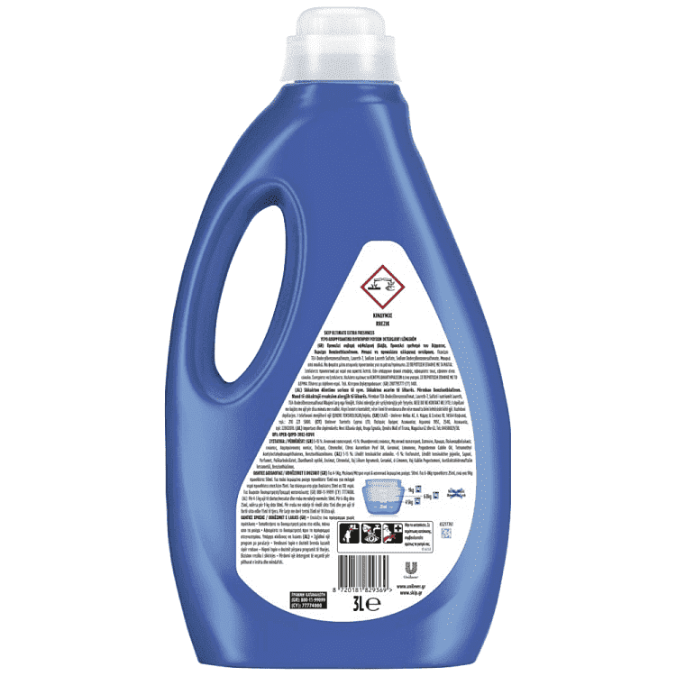 Skip Ultimate Fresh Υγρο Απορρυπαντικό Πλυντηρίου Ρούχων 60μεζ 3lt
