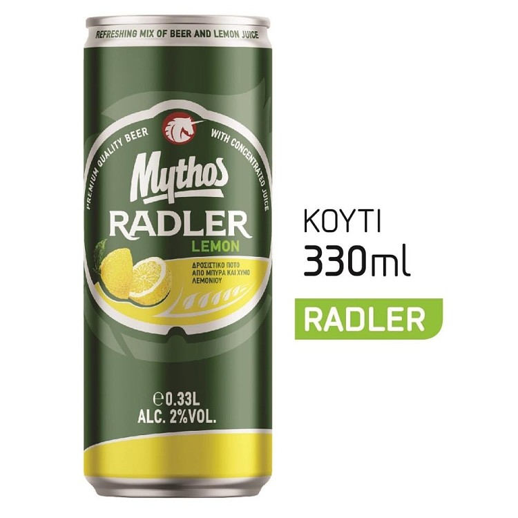 Mythos Radler Μπίρα Κουτί 330ml