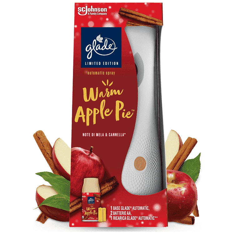 Glade Automatic Set Warm Αρωματικό Χώρου Σπρέυ Apple Pie 540ml