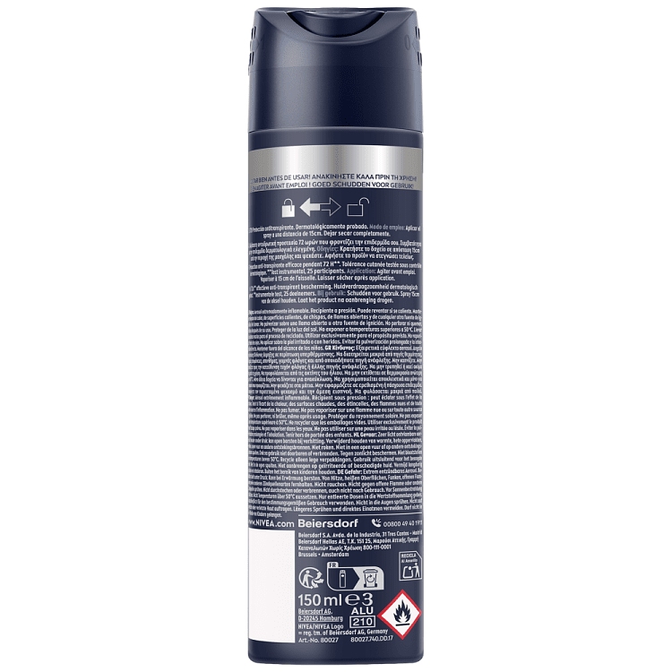 Nivea Men Deep Αποσμητικό Σώματος Spray 150ml