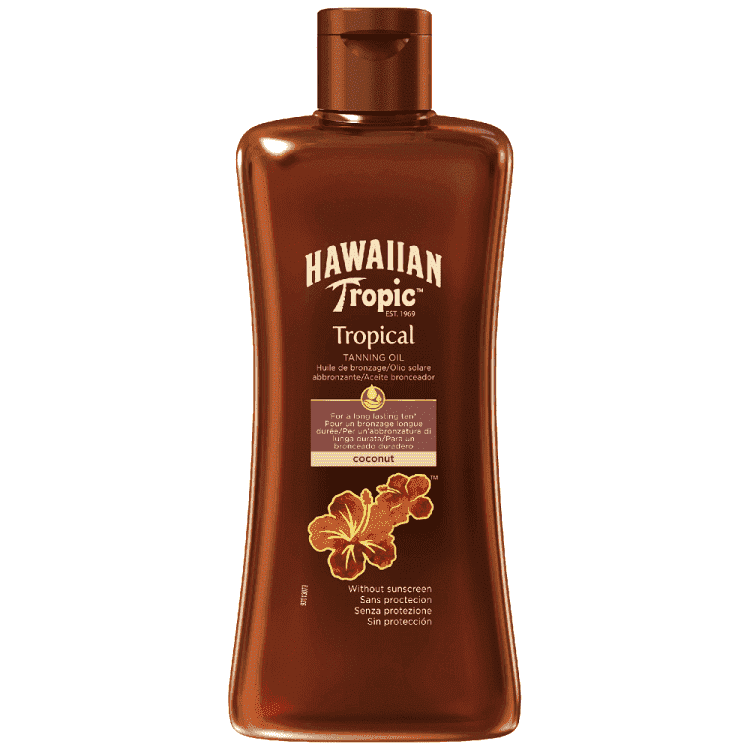 Hawaiian Tropic Λάδι Καρύδας SPF0 200ml