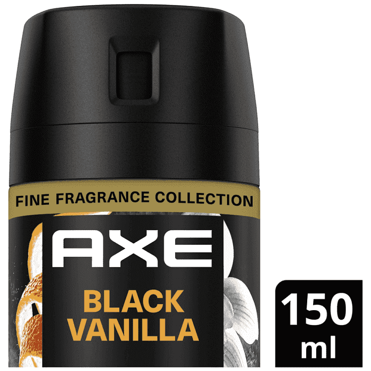 Axe Αποσμητικό Σπρέυ Σώματος Black Vanilla 150ml