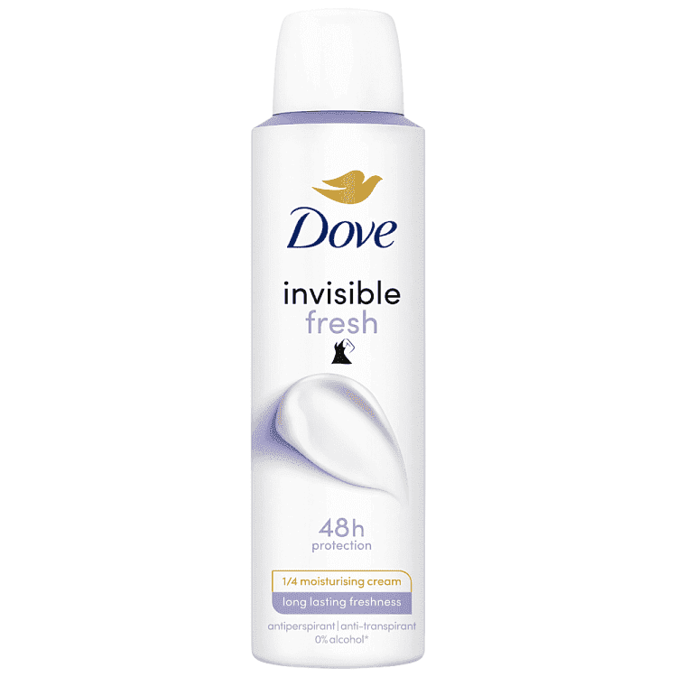 Dove Αποσμητικό Σώματος Σπρέυ Invisible Fresh 150ml
