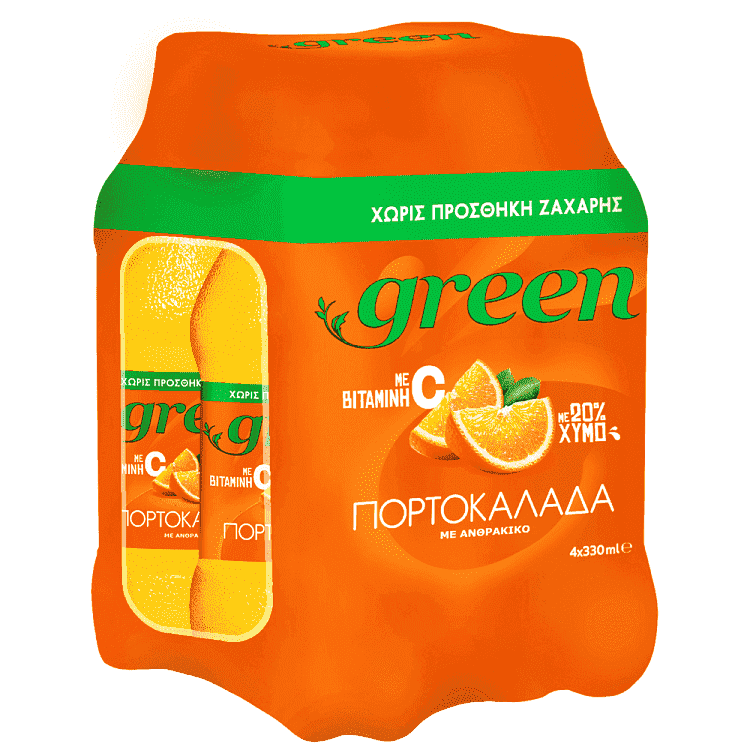 Green Πορτοκαλάδα 4x330ml