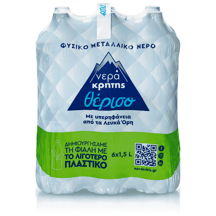 Θέρισο Φυσικό Μεταλλικό Νερό 6x1,5lt