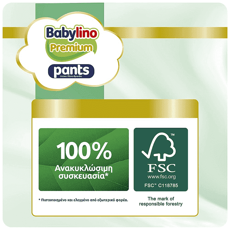 Babylino Premium Pants Xl No 6 13-18kg 31τεμ