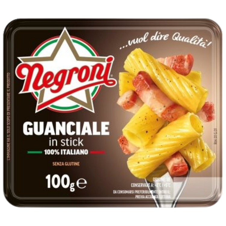 Negroni Guanciale Χοιρινά Μάγουλα Σε Sticks 100gr