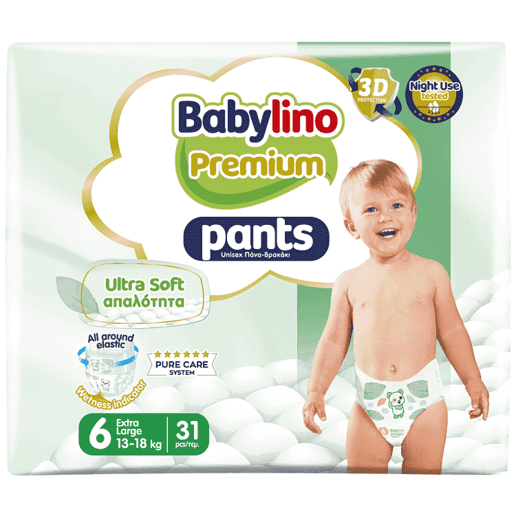 Babylino Premium Pants Xl No 6 13-18kg 31τεμ