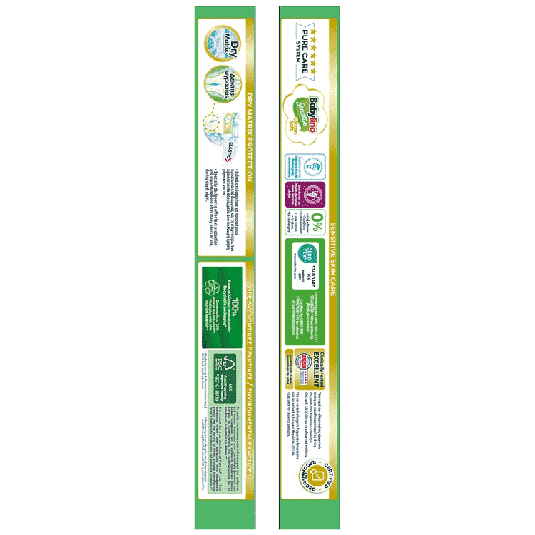 Babylino Sensitive Mini No2 3-6kg S 64τεμ