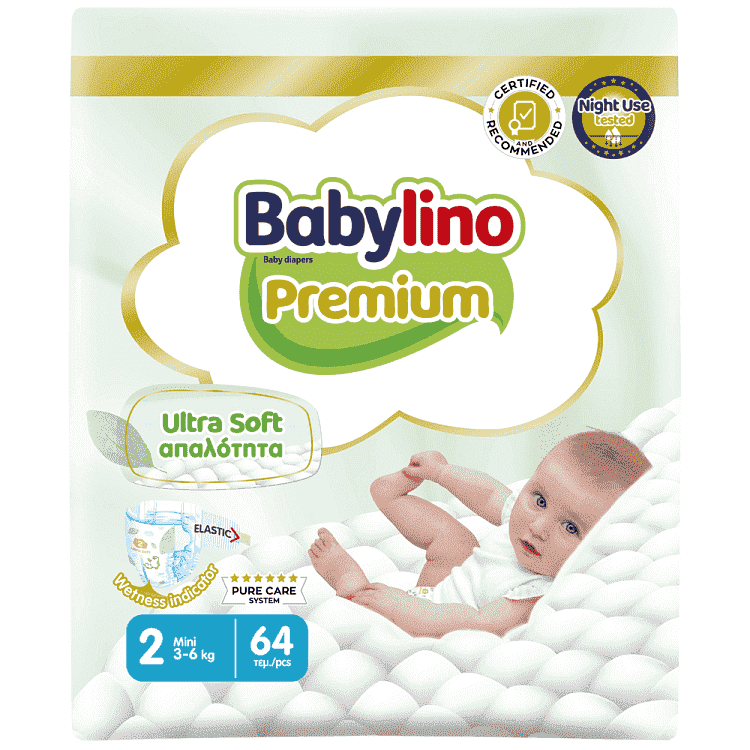 Babylino Premium Mini No 2 3-6kg 64τεμ