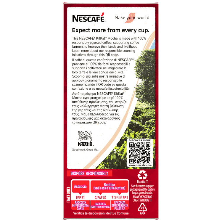 Nescafe Mocha Kit Kat 7sac 147gr