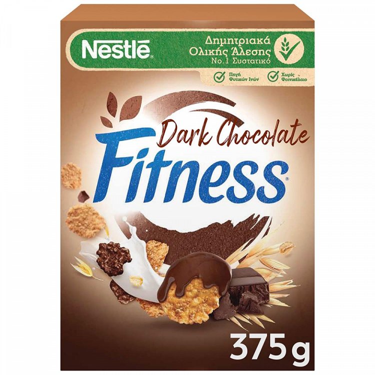 Nestle Δημητριακά Fitness Dark Chocolate 375gr