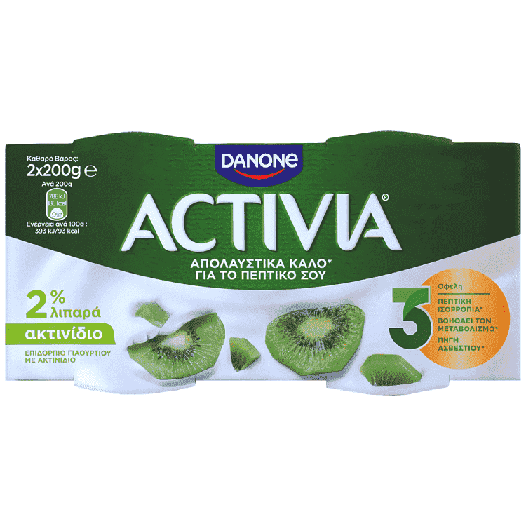 Activia Ακτινίδιο 2x200gr