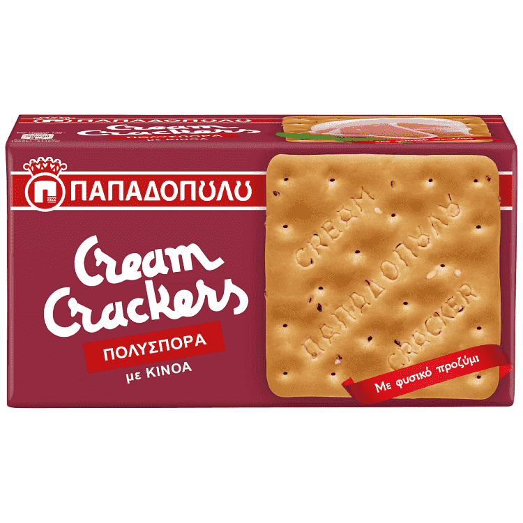 Παπαδοπούλου Cream Crackers Πολύσπορα 195gr