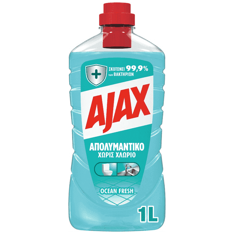 Ajax Απολυμαντικό Ocean Fresh Καθαριστικό Πατώματος 1000ml