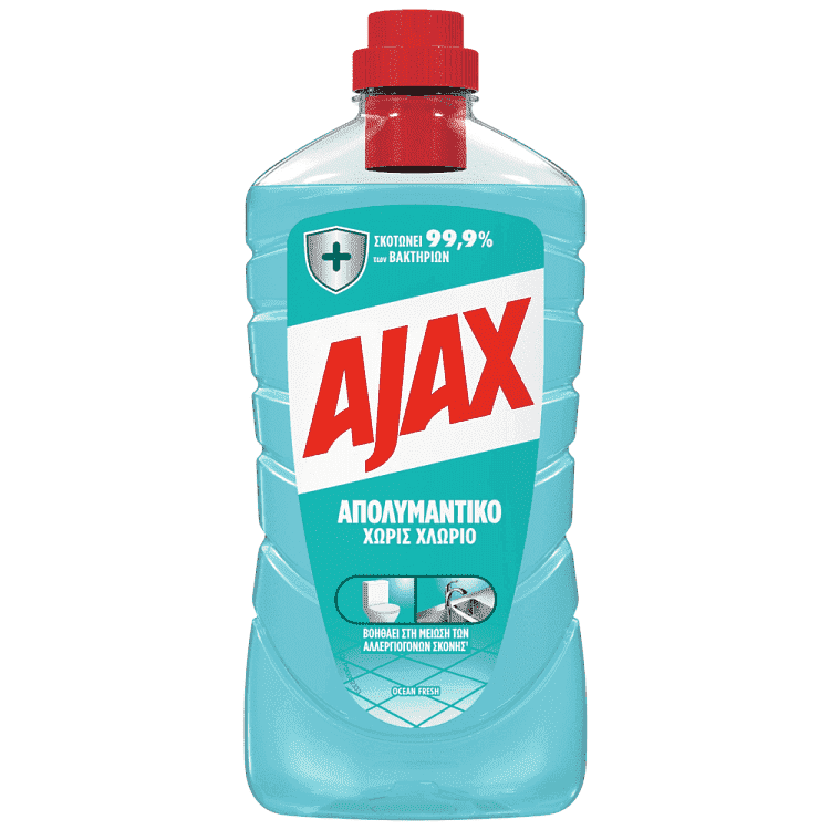 Ajax Απολυμαντικό Ocean Fresh Καθαριστικό Πατώματος 1000ml