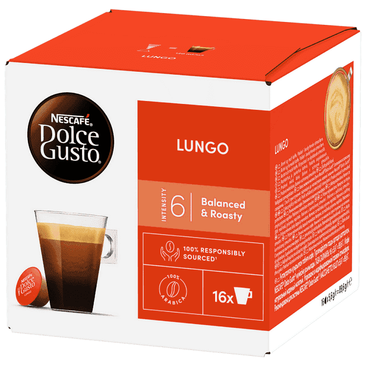 Nescafe Dolce Gusto Lungo 16τεμ 90gr