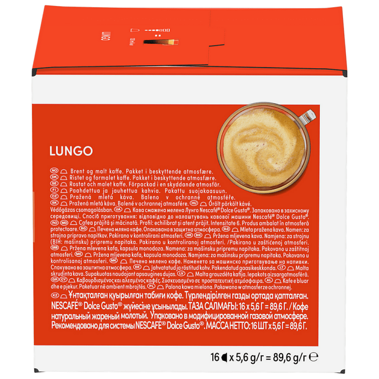 Nescafe Dolce Gusto Lungo 16τεμ 90gr