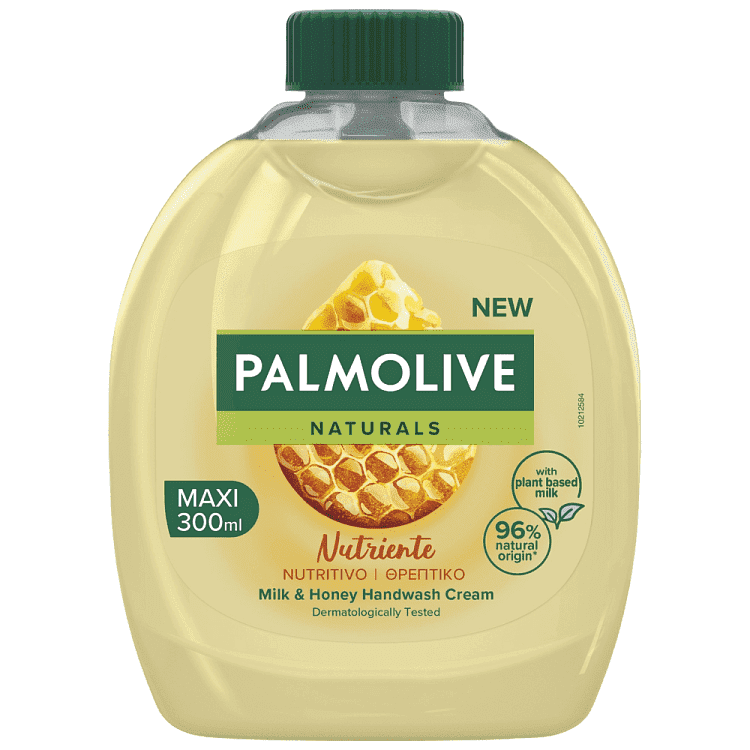 Palmolive Naturals Μέλι & Γάλα Υγρό Κρεμοσάπουνο Ανταλλακτικό 300ml