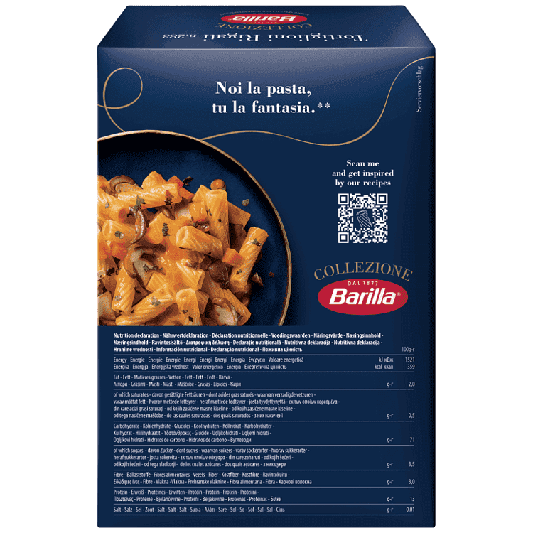 Barilla Collezione Tortiglioni 500gr