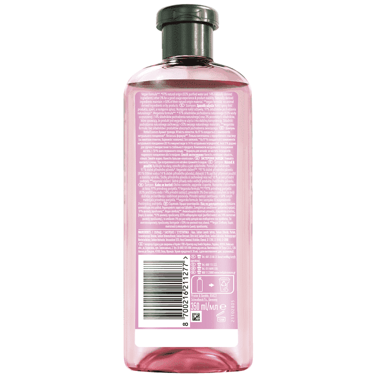 Herbal Σαμπουάν Rose 350ml