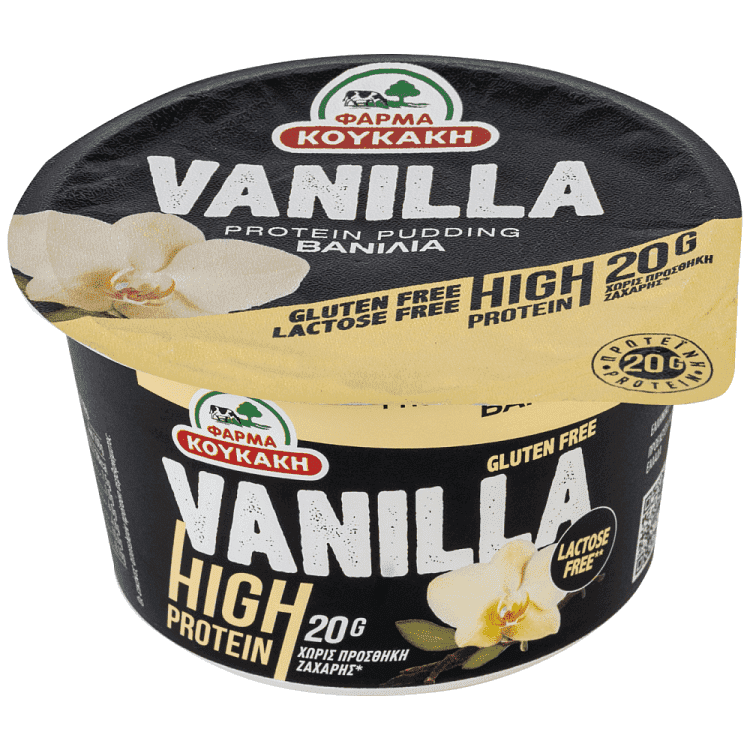 Φάρμα Κουκάκη Ηigh Protein Πουτίγκα Bανίλια 200gr