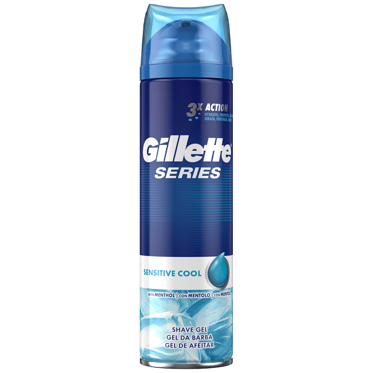 Gillette Series Sensitive Cool Gel Ξυρίσματος 200ml