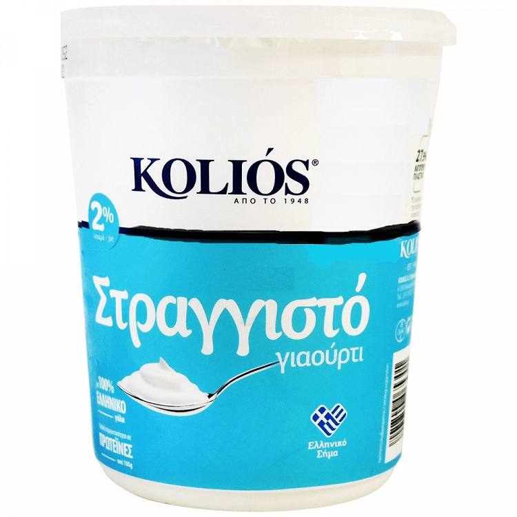Kolios Στραγγιστό Γιαούρτι 2% Λιπαρά 850gr